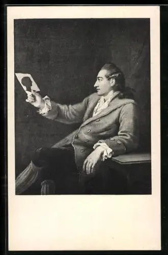 Künstler-AK Weimar, Goethe-Nationalmuseum, Goethe