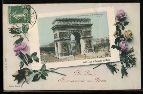 AK Paris, L`Arc de Triomphe de l`Etoile