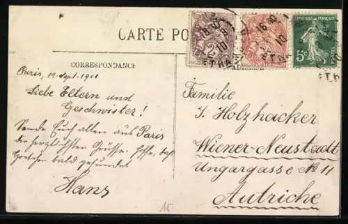 AK Paris, L`Arc de Triomphe