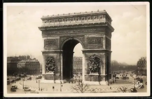AK Paris, L`Arc de Triomphe