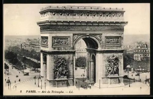 AK Paris, Arc de Triomphe