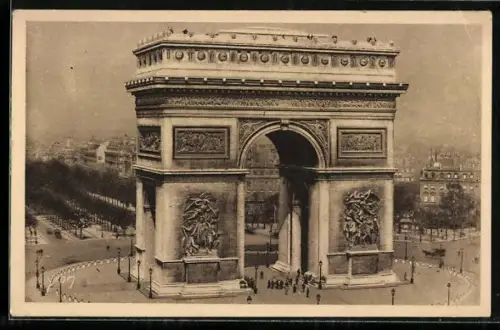 AK Paris, L`Arc de Triomphe