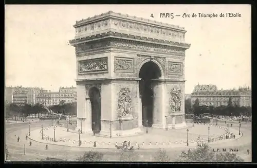 AK Paris, L`Arc de Triomphe de l`Etoile