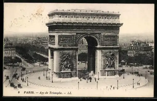 AK Paris, L`Arc de Triomphe
