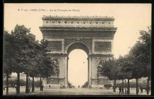 AK Paris, L`Arc de Triomphe de l`Etoile