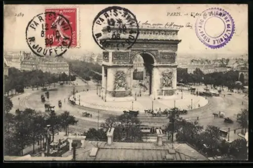 AK Paris, L`Arc de Triomphe