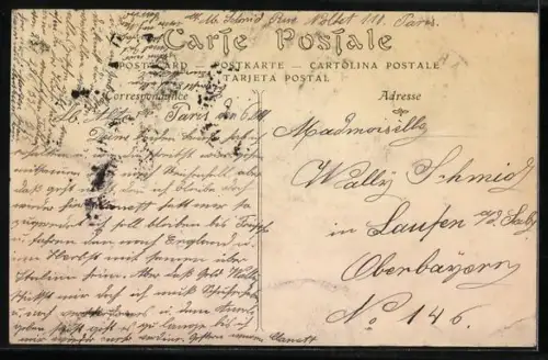 AK Paris, L`Arc de Triomphe