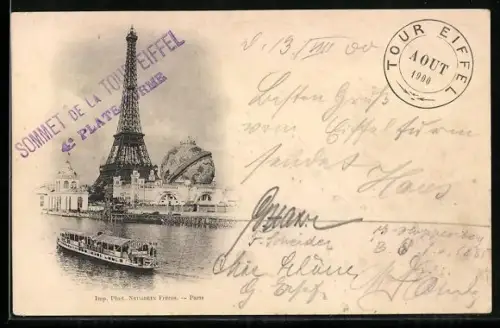 AK Paris, La Tour Eiffel, Eiffelturm