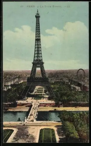 AK Paris, La Tour Eiffel, Eiffelturm