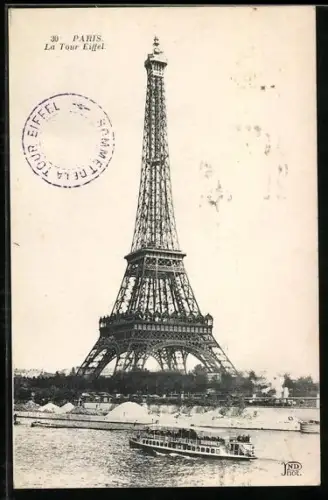 AK Paris, La Tour Eiffel, Eiffelturm