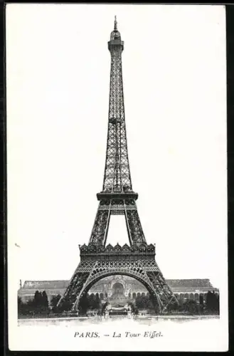AK Paris, La Tour Eiffel, Eiffelturm