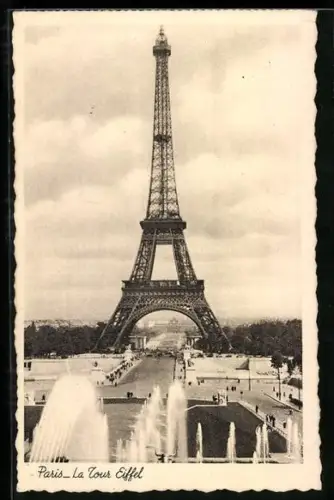 AK Paris, La Tour Eiffel, Eiffelturm