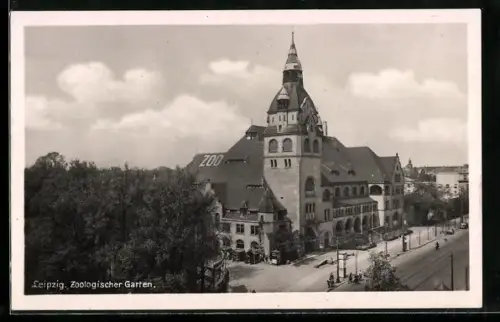 AK Leipzig, Partie am Zoologischen Garten
