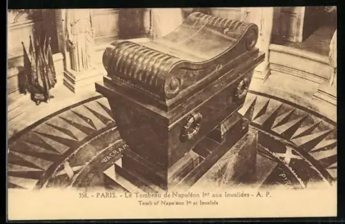 AK Paris, Hôtel des Invalides, Le Tombeau de Napoleon Ier