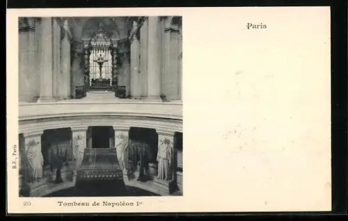 AK Paris, Hôtel des Invalides, Tombeau de Napoleon Ier, interieur