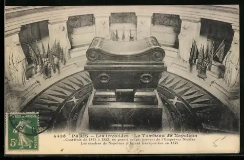 AK Paris, Hôtel des Invalides, Le Tombeau de Napoleon