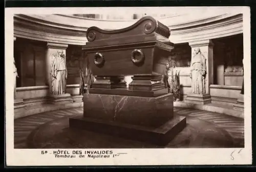 AK Paris, Hôtel des Invalides, Tombeau Napoleon Ier