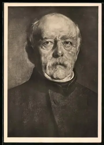 AK Fürst Bismarck in Zivil im Porträt