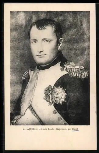 AK Napoleon im Porträt mit Orden
