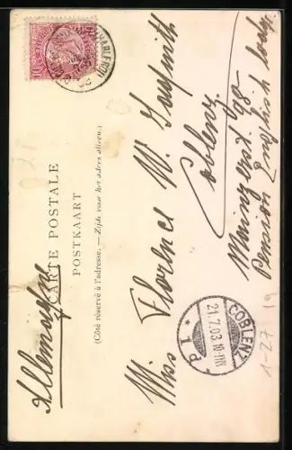 AK Napoleon auf einem Stuhl sitzend