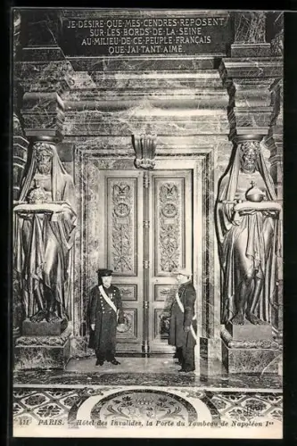 AK Paris, Hôtel des Invalides, Porte du Tombeau