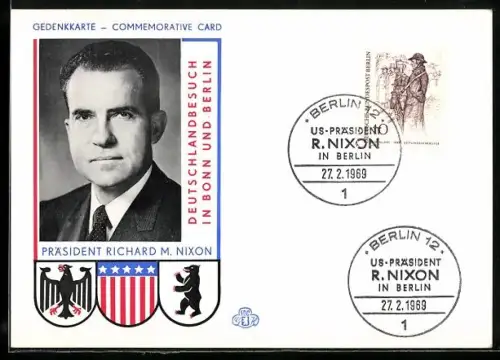 AK Portrait von US-Präsident Richard Nixon