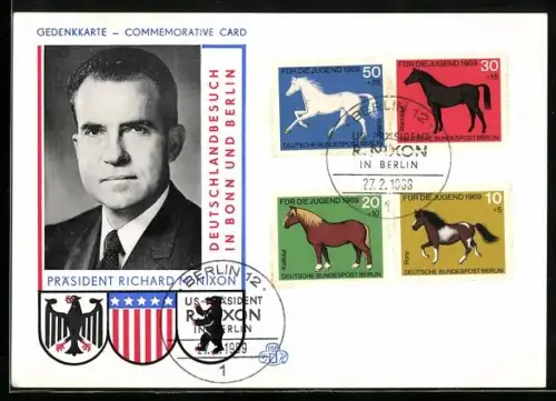 AK Portrait von US-Präsident Richard Nixon