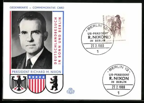 AK Portrait von US-Präsident Richard Nixon