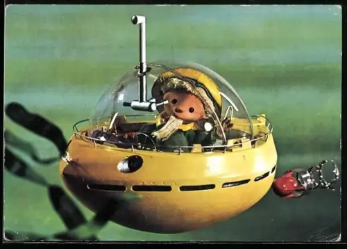 AK Unser Sandmännchen im gelben Unterseeboot