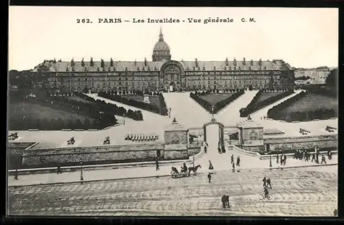 AK Paris, Hôtel des Invalides, Vue générale
