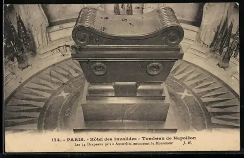 AK Paris, Hôtel des Invalides, Tombeau de Napoléon