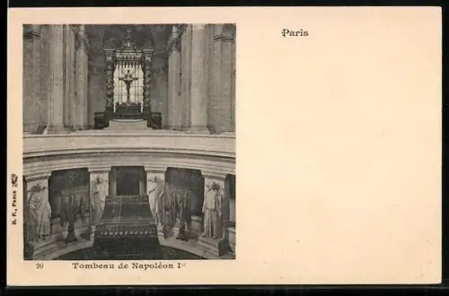 AK Paris, Hôtel des Invalides, Tombeau de Napoléon