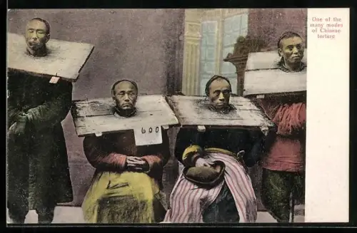 AK Chinesiche Gefangene, One of the many modes of Chinese torture