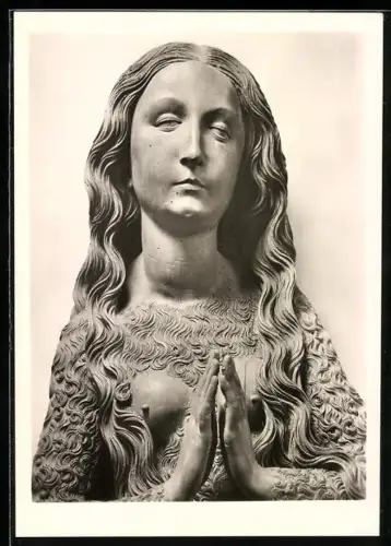 Foto-AK Deutscher Kunstverlag: München, Hl. Magdalena vom ehemal. Hochaltar in Münnerstadt