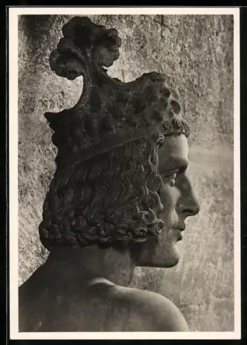 Foto-AK Deutscher Kunstverlag: Bamberg, Der Reiter am Dom