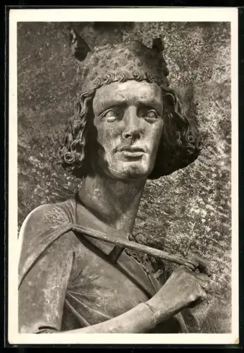 Foto-AK Deutscher Kunstverlag, Nr. 45: Der Dom zu Bamberg, Der Reiter um 1250, Aufnahme von Prof. Walter Hege