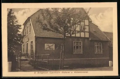 AK Quernheim, Bäckerei Kolonialwarenhandlung E. Bringewatt