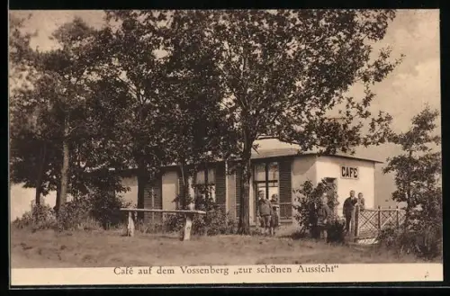 AK Cleve, Gasthof-Cafe zur schönen Aussicht auf dem Vossenberg