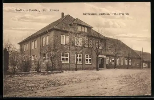 AK Barrien /Bez. Bremen, Kayhausens Gasthaus