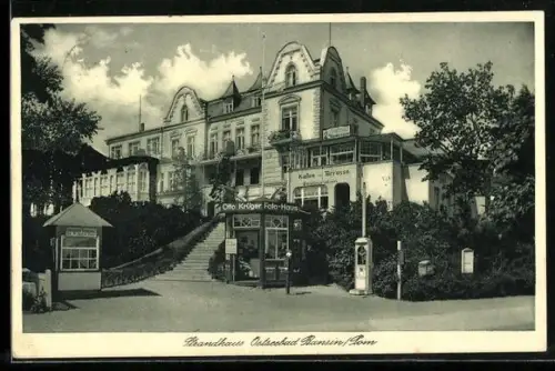 AK Bansin /Pom, Ostseebad, Hotel-Restaurant Strandhaus