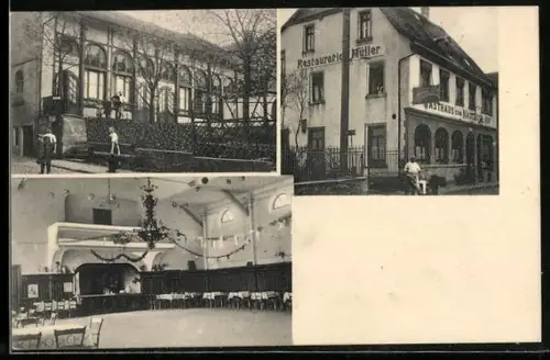 AK Vockenhausen i. T., Restaurant Müller, Inh. H. Ramp, Festsaal