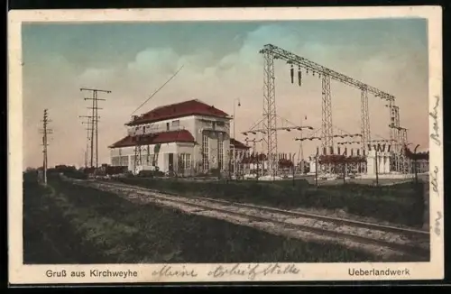 AK Kirchweyhe, Blick auf das Ueberlandwerk