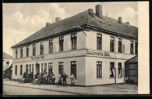 AK Bassum, Buschmanns-Hotel, Bes. O. Hoopmann