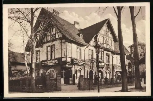 AK Berlin-Lichterfelde, Sauersteins Bier- und Weinstube, Gasthaus in der Stern-Strasse 10/11