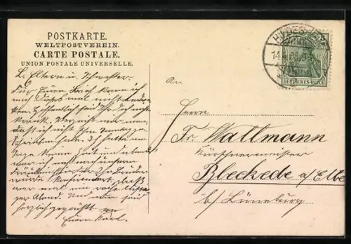 AK Hildesheim, Rathaus, 1000-Mark-Schein