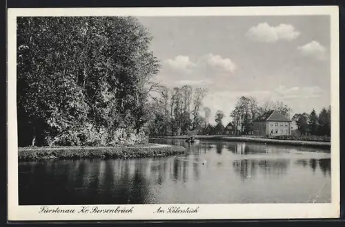 AK Fürstenau /Bersenbrück, Am Schlossteich