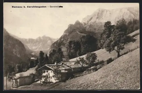 AK Ramsau b. Berchtesgaden, Gasthaus Gerstreitalm