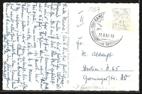 AK Ramsau, Gasthaus Oberleiten