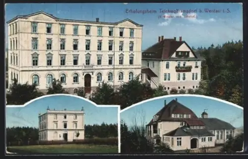 AK Teichwolframsdorf b. Werdau, Erholungsheim