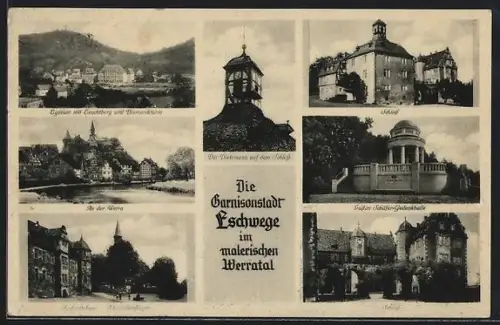 AK Eschwege im Werratal, Schloss, Hochzeitshaus, Gustav Schäfer-Gedenkhalle